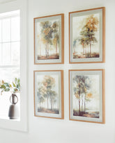 Warmstead Furniture - Ashley Furniture - Bryneford Wall Decor - Wall Art Set (4/CN) / Multi - A8000411